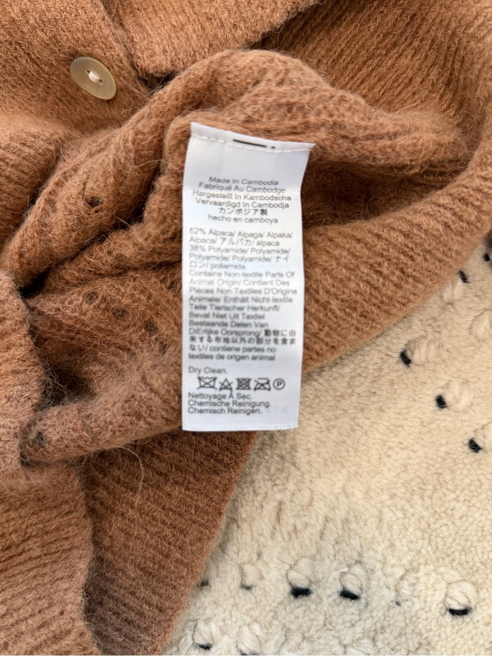 Madewell Women's Pointelle-Stitch Cardigan in Alpaca Blend - Picture 7 of 10